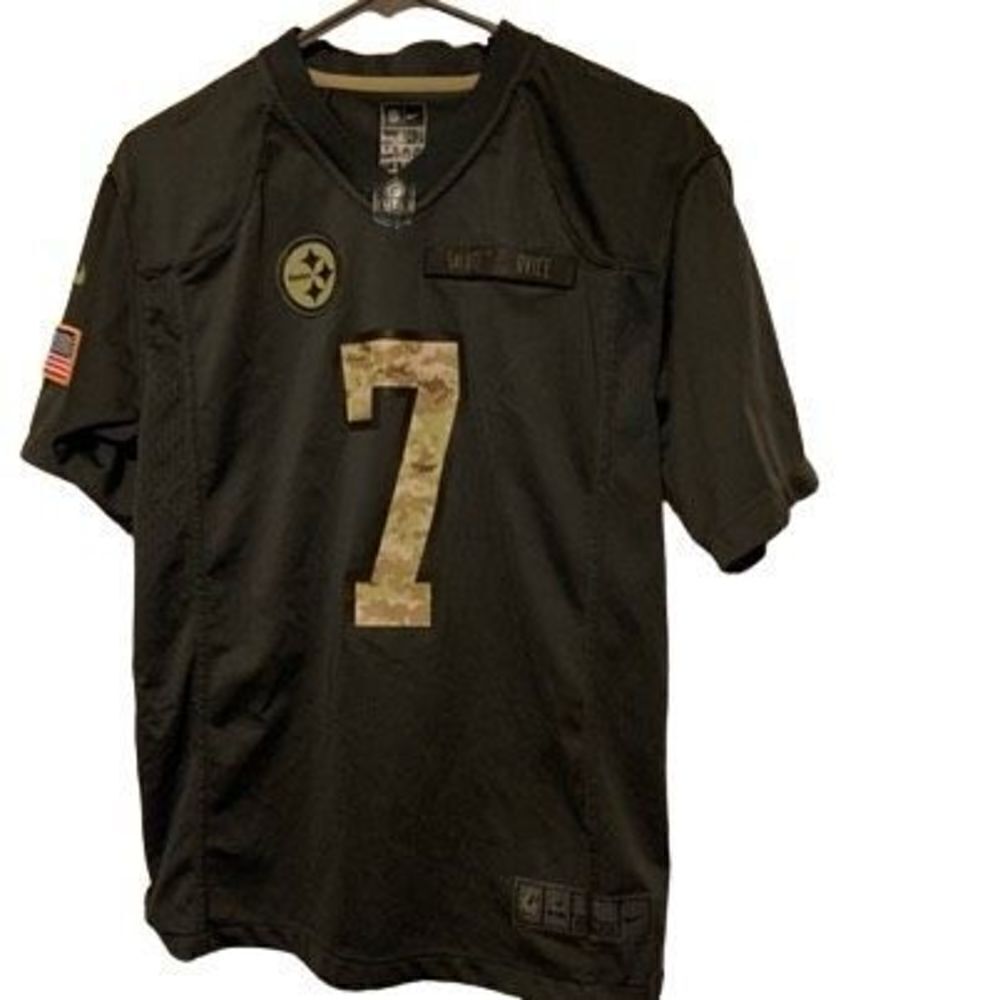 Pittsburgh Steelers Ben Roethlisberger Salute To Service Size Youth L Jersey